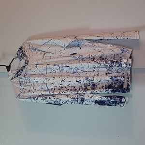 Cateibe Men's Blue & White hoodie size Medium